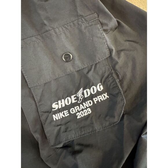 NWT Nike NSW Trend lightweight Jacket Coat Black Men’s XL Grand Prix Hooded - Picture 9 of 9